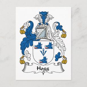 Hogg Family Crest Postcard