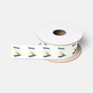 Hoggy Easter Pig Satin Ribbon