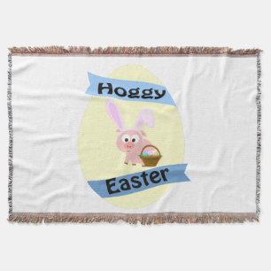 Hoggy Easter! Throw Blanket