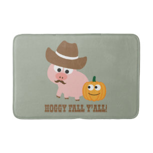 Hoggy Fall Y'all! Bath Mat