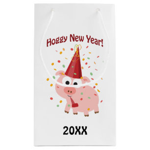 Hoggy New year! Small Gift Bag