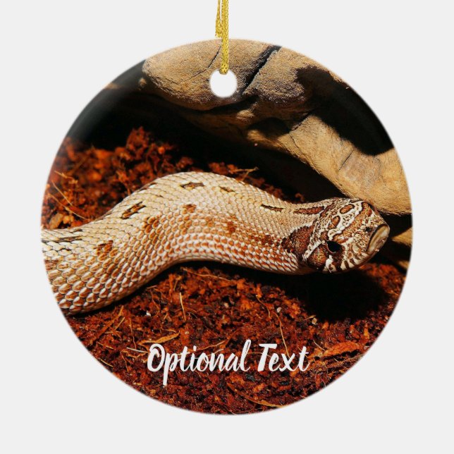 Hognose Pet Snake Ceramic Tree Decoration (Back)