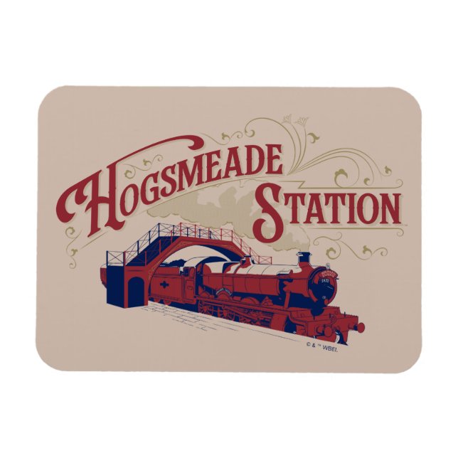 HOGSMEADE Station Vintage Graphic Magnet (Horizontal)