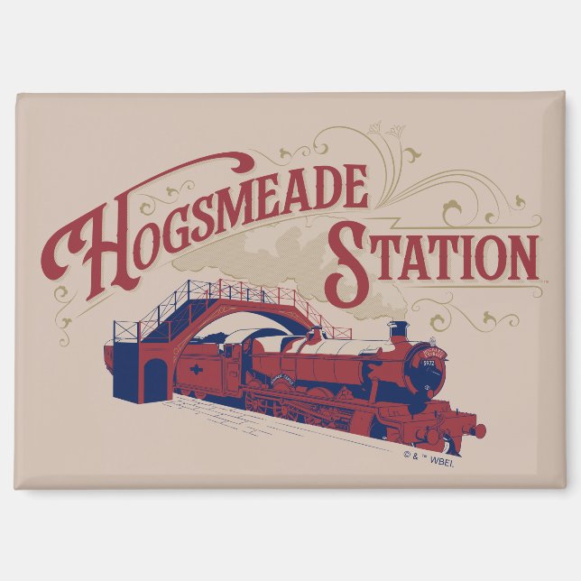 HOGSMEADE Station Vintage Graphic Magnet (Front)