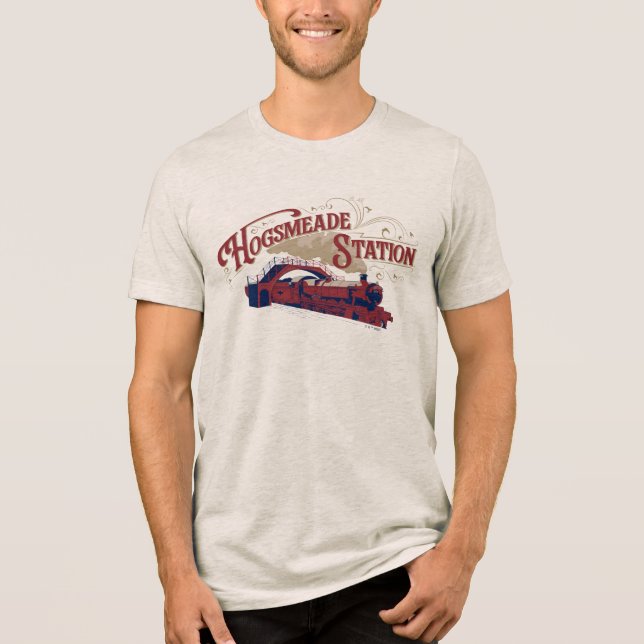 HOGSMEADE Station Vintage Graphic Tri-Blend Shirt (Front)