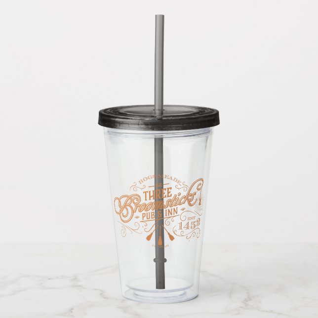HOGSMEADE™ THE THREE BROOMSTICKS™ Pub & Inn Acrylic Tumbler (Front)