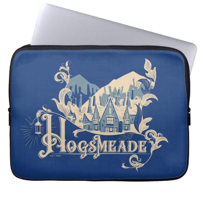 HOGSMEADE™ Vintage Village Graphic Laptop Sleeve (Front)