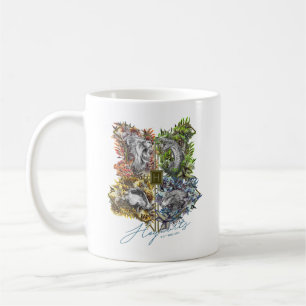 HOGWARTS™ Badge Floral Graphic Coffee Mug