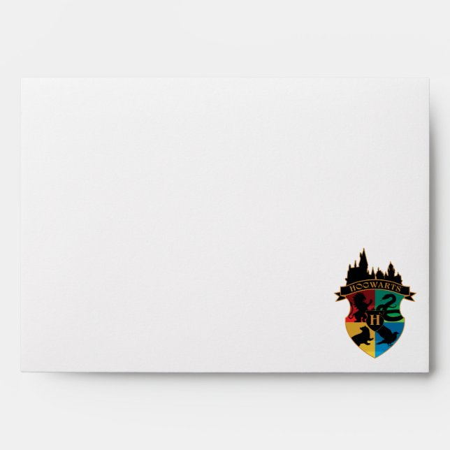 HOGWARTS™ Castle Crest House Pride Badge Envelope (Front)
