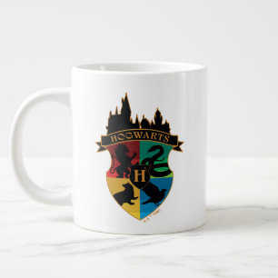 HOGWARTS™ Castle Crest House Pride Badge Large Coffee Mug