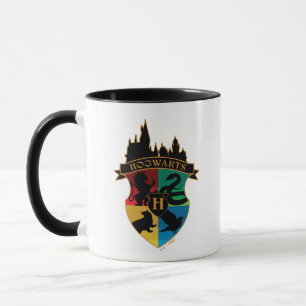 HOGWARTS™ Castle Crest House Pride Badge Mug