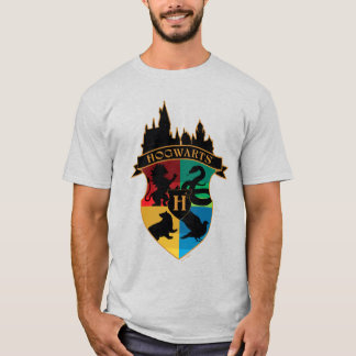 HOGWARTS™ Castle Crest House Pride Badge T-Shirt
