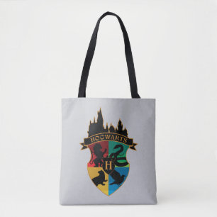 HOGWARTS™ Castle Crest House Pride Badge Tote Bag