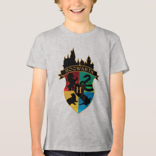 HOGWARTS™ Castle Crest House Pride Badge Tri-Blend Shirt