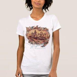HOGWARTS™ CASTLE Floral Graphic T-Shirt