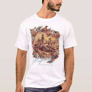 HOGWARTS™ CASTLE Floral Graphic T-Shirt