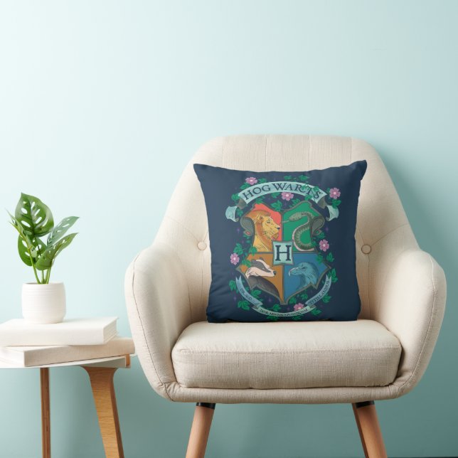 HOGWARTS™ Floral Crest Cushion (Chair)