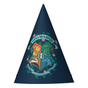 HOGWARTS™ Floral Crest Party Hat