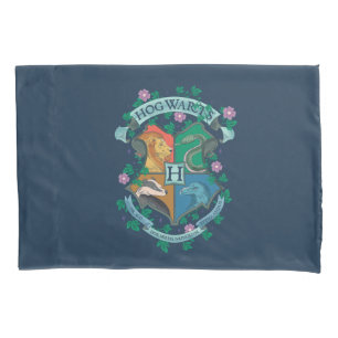 HOGWARTS™ Floral Crest Pillowcase