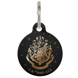 HOGWARTS™ Glistening Golden Crest Pet Tag