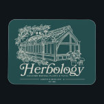 HOGWARTS™ Herbology Greenhouse Magnet<br><div class="desc">Discover magical plants and fungi in Herbology at HOGWARTS™! Wear this graphic on a t-shirt while tending to your own plants,  or get this on a personalised sketchbook to sketch out any plants you find. Shop this design on more custom Zazzle products for the perfect gift.</div>