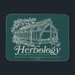 HOGWARTS™ Herbology Greenhouse Magnet<br><div class="desc">Discover magical plants and fungi in Herbology at HOGWARTS™! Wear this graphic on a t-shirt while tending to your own plants, or get this on a personalised sketchbook to sketch out any plants you find. Shop this design on more custom Zazzle products for the perfect gift.</div>