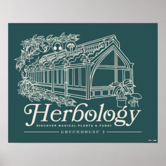 HOGWARTS™ Herbology Greenhouse Poster