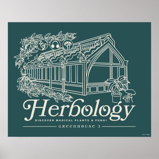 HOGWARTS™ Herbology Greenhouse Poster (Front)