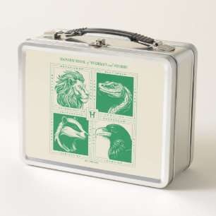 HOGWARTS™ House Animals Grid Metal Lunch Box