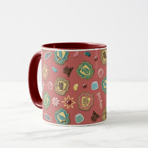 HOGWARTS™ Houses Holiday Cookie Pattern Mug