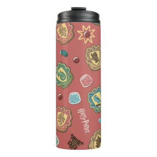 HOGWARTS™ Houses Holiday Cookie Pattern Thermal Tumbler