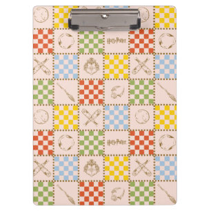 HOGWARTS™ QUIDDITCH™ Team Chequered Pattern Clipboard
