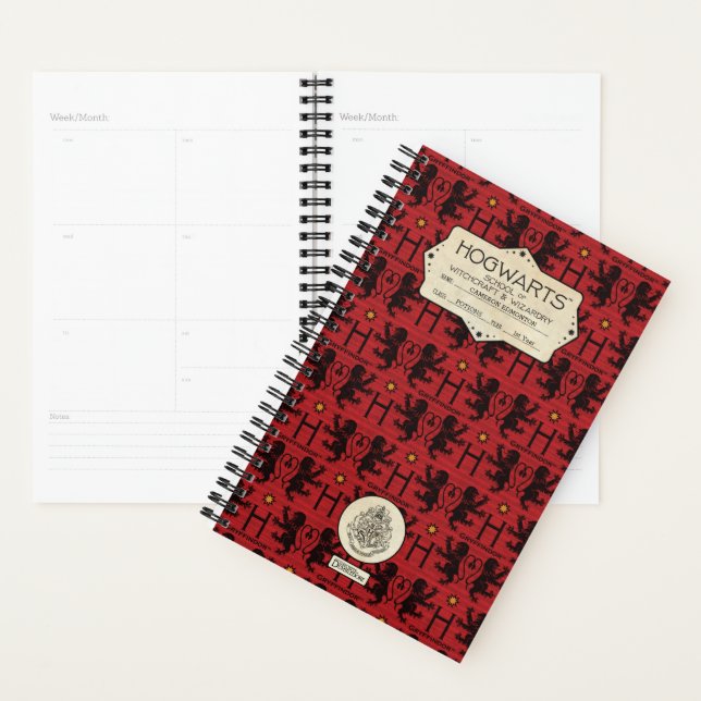 HOGWARTS™ School GRYFFINDOR™ Class Planner (Display)