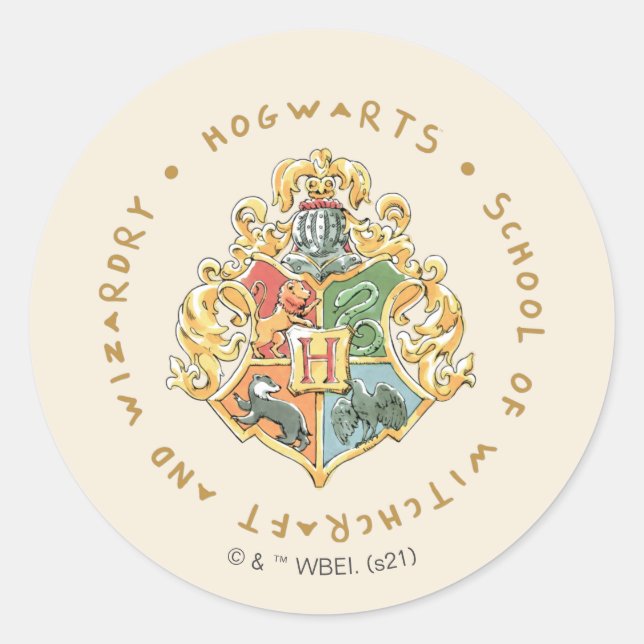 HOGWARTS™ School of Witchcraft and Wizardry Classic Round Sticker (Front)
