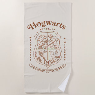 HOGWARTS™ School of Witchcraft and Wizardry Crest Beach Towel