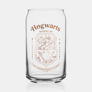 HOGWARTS™ School of Witchcraft and Wizardry Crest Can Glass