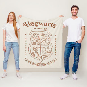 HOGWARTS™ School of Witchcraft and Wizardry Crest Fleece Blanket