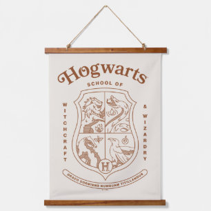 HOGWARTS™ School of Witchcraft and Wizardry Crest Hanging Tapestry
