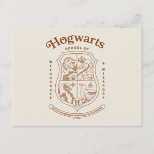 HOGWARTS™ School of Witchcraft and Wizardry Crest Postcard