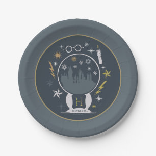 HOGWARTS™ Snow Globe Graphic Paper Plate