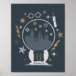 HOGWARTS™ Snow Globe Graphic Poster