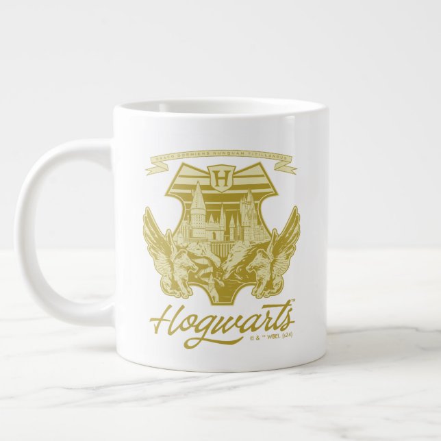 HOGWARTS™ Winged Shield Graphic Large Coffee Mug (Left)