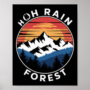 Hoh Rain Forest Rainforest Olympic National Park W Poster