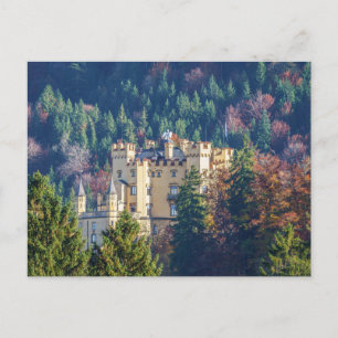 Hohenschwangau Castle In Autumn Postcard