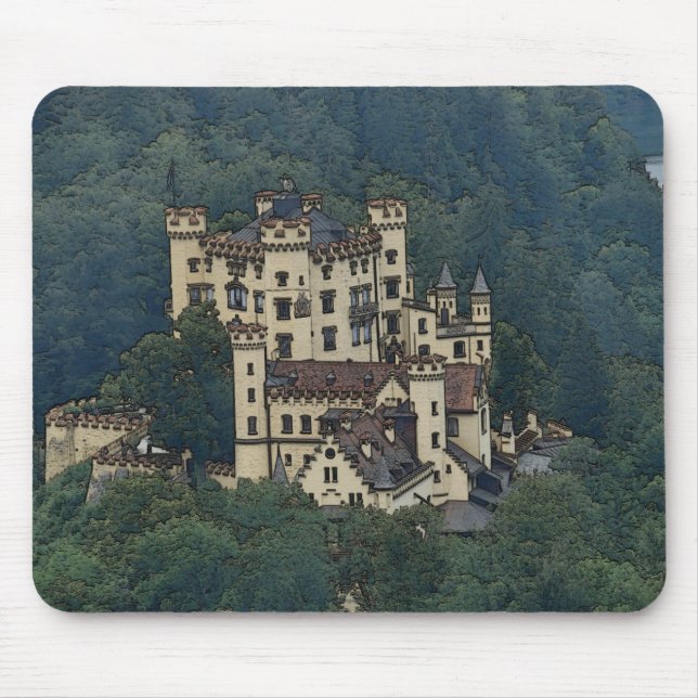 Hohenschwangau Castle Mouse Mat (Front)