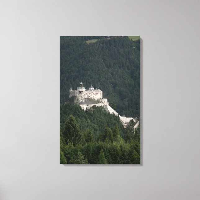 Hohenwerfen castle canvas print (Front)