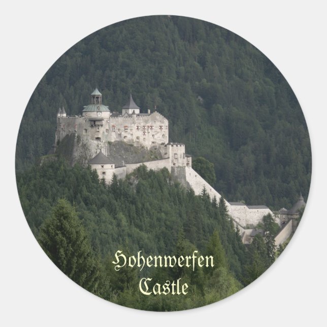 Hohenwerfen Castle Classic Round Sticker (Front)