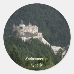 Hohenwerfen Castle Classic Round Sticker