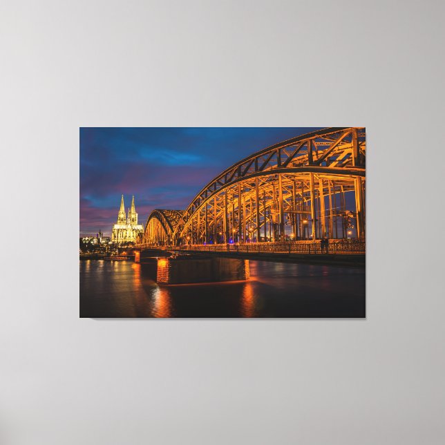 Hohenzollern Bridge Canvas Print (Front)