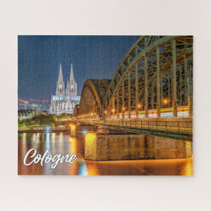 Hohenzollern Bridge, Cologne, Germany Jigsaw Puzzle